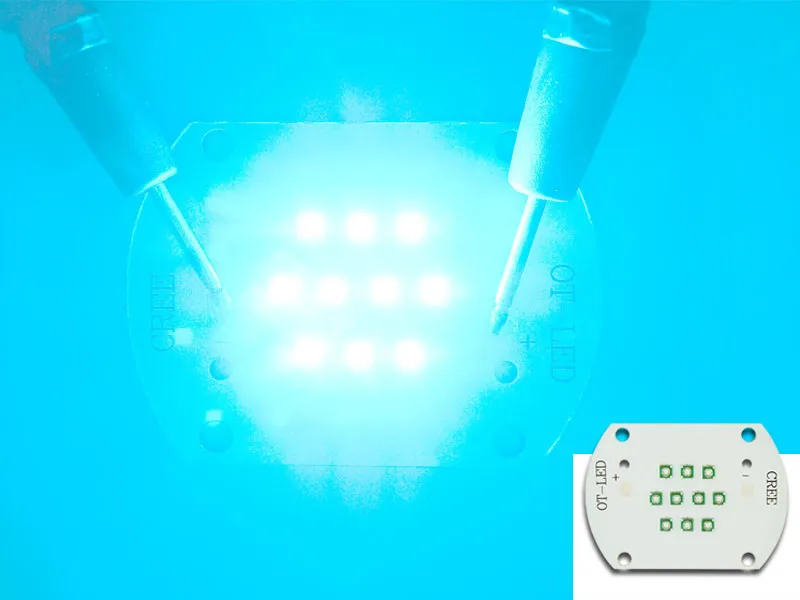 Cree XLamp XPE XP-E 30 Вт белый теплый белый синий зеленый красный желтый 30-36 в 1000мА высокой мощности Светодиодный излучатель света лампы