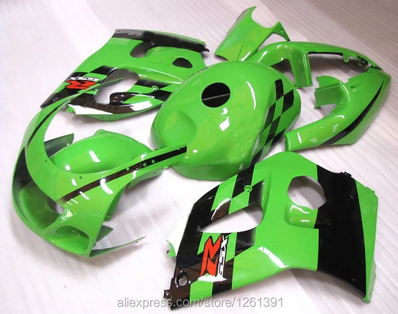 7 подарки для SUZUKI GSX-R600 96 97 GSX R600 96-00 GSXR 600 98 99 00 GSXR600 96 1996 1997 1998 1999 2000 зеленый черный обтекатель