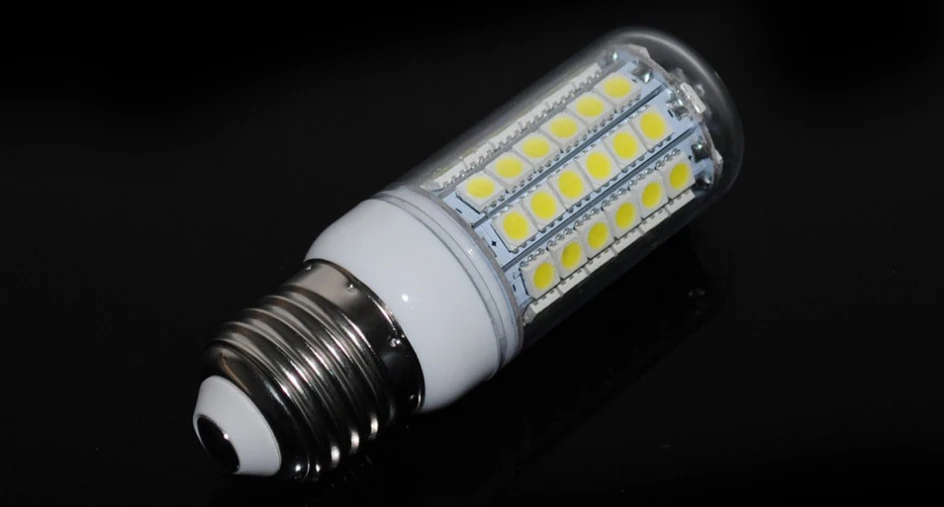 Лампа E27 SMD 5050 69Led 220 В/110 В Светодиодная лампа белый/теплый белый свет E27 Лампа