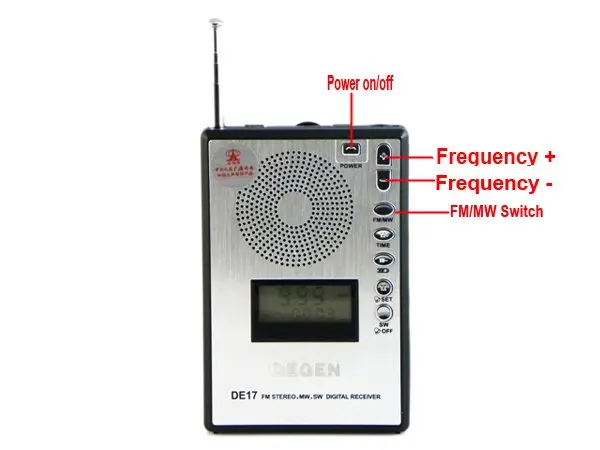 DEGEN DE17 FM стерео MW SW lcd радио DSP World Band приемник Будильник Кварцевые часы