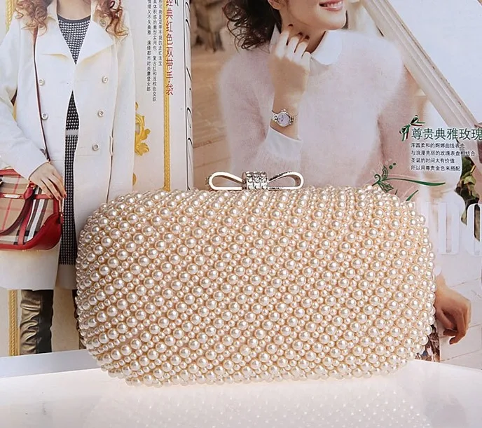 Прямые продажи, горячая распродажа, Minaudiere, дневной клатч с бантом, Bolsas, сумки, Bolsos, Роскошный Жемчужный клатч, сумка для банкета, вечерняя сумочка