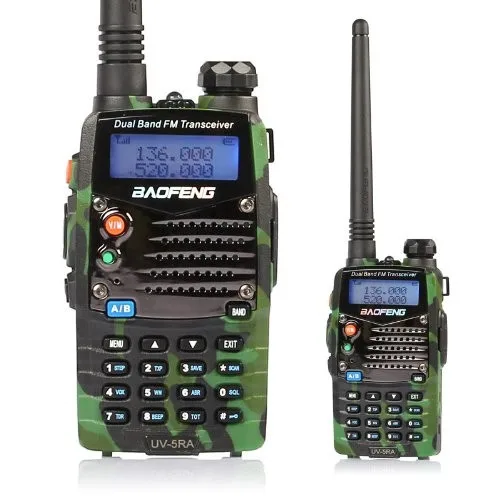 Baofeng walkie Ham двухстороннее радио BAOFENG UV-5R 136-174/400-520 Mhz двухдиапазонный с 1800 mAh литий-ионным аккумулятором радио Бесплатный наушник