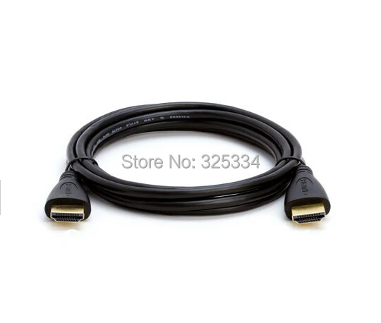 10FT 3M V1.4 HDMI кабель со штыревыми соединителями на обоих концах для подключения кабель переходника 3D Ethernet для HDTV 1080 p 500 шт./лот