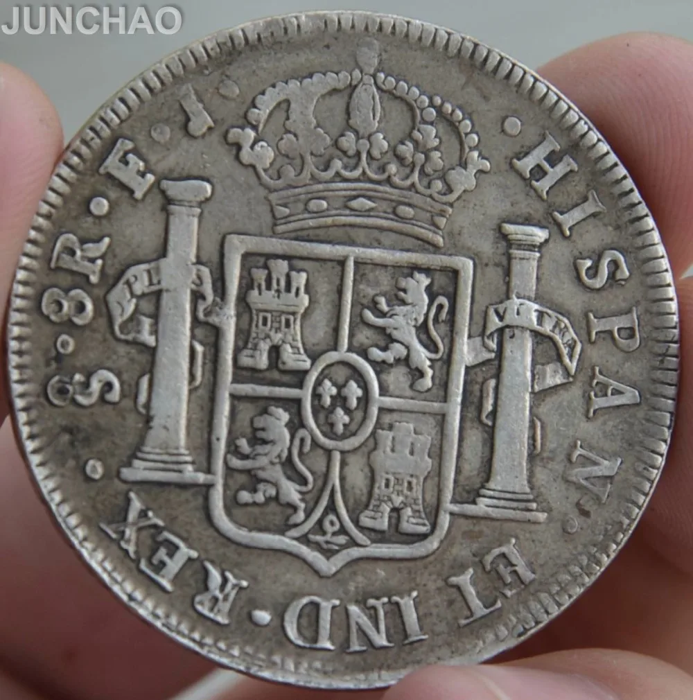 Peru Coins Silver Copy Coin 8 Reales 1813 LIMAE JP