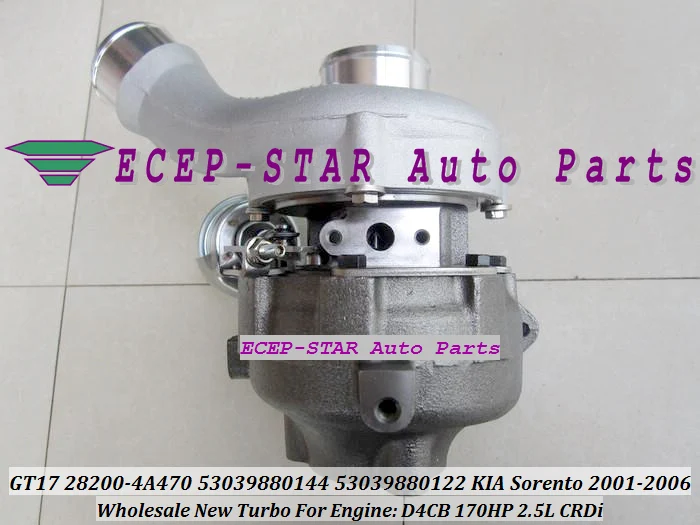 NEW GT17 28200-4A470 53039880144 53039880122 Turbo Turbine Turbocharger For Hyundai KIA Sorento 2.5L CRDi 2001-2006 D4CB 170HP (4)