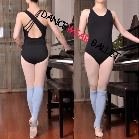DB12010 Adult Asymmetry Cross Strap Leotard-1