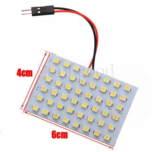 10 шт. T10 W5W BA9S C5W гирлянда(31 мм 36 мм 39 мм 42 мм) 3 адаптера 48 SMD 3528 Светодиодный светильник панели для чтения s автомобильный интерьерный купольный светильник