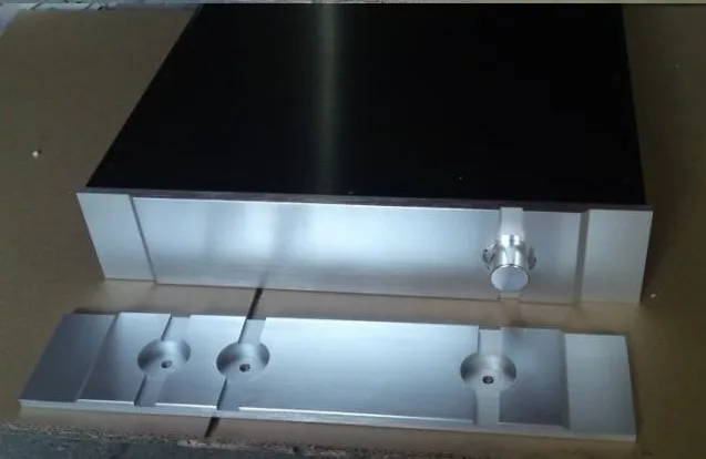 Рекламный предусилитель/слияние Шасси алюминиевый hifi усилитель шасси алюминиевое шасси