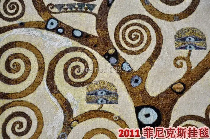 Klimt дерево символ жизни креативный домашний декор 137*70 см пейзаж Картина декоративная настенная вешалка гобелены aubusson гобелены PT-33