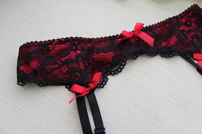 Различные стили цельное женское нижнее белье кружева украшения красный сексуальный носок зажим регулируемый длинный короткий пояс подвязки