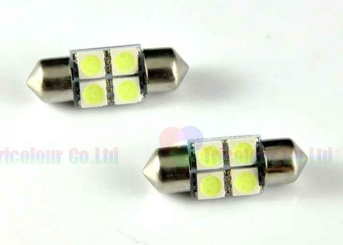 AutoEC 31 мм 36 мм/39 мм/41 мм 4SMD 5050SMD C5W гирлянда для салона автомобиля светодиодный s лампы авто светодиодный светильник 300 шт.# LK113