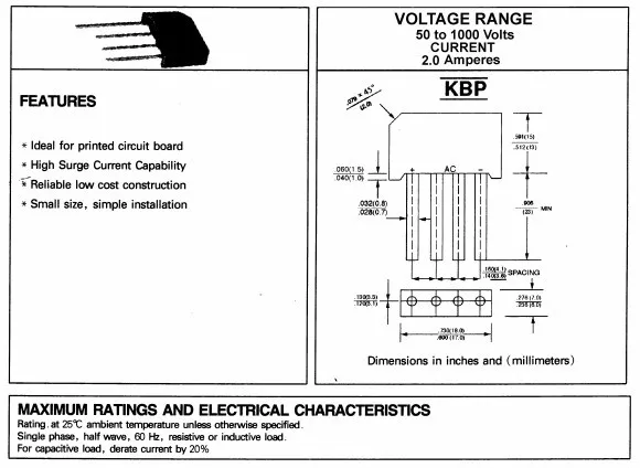 KBP210 выпрямительный мост/мост куча 2A 1000 В/для сентября KBP210 однофазный 2.0 ампер. Выпрямители мост кремния