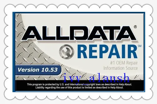 Автомобиль ремонт программного обеспечения alldata v10.53 Все данные+ Митчелл OnDemand5 2 в одном 750 Г Hdd