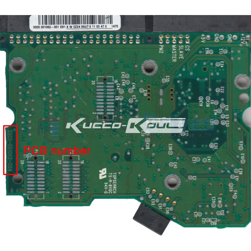 HDD PCB печатная плата 2060-001062-004 REV A для WD 3,5 IDE/PATA ремонт жесткого диска Восстановление данных