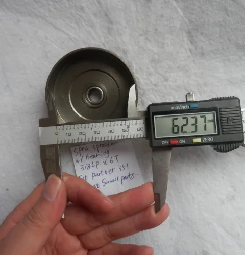 SPUR SPROCKET WITH BEARING 3-8LP 6T PARTNER POLAN 351 5