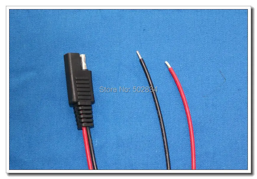 10 шт./лот sae Солнечная Батарея Панель Зарядное устройство кабель 14awg 1015 кабель 30 см 30A