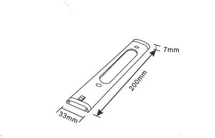 Ручной волновой сенсорный переключатель светодиодный под шкаф 3014SMD светодиодный алюминиевый ленточный барный светильник 3 Вт 20 см длинный под шкаф рабочий светильник