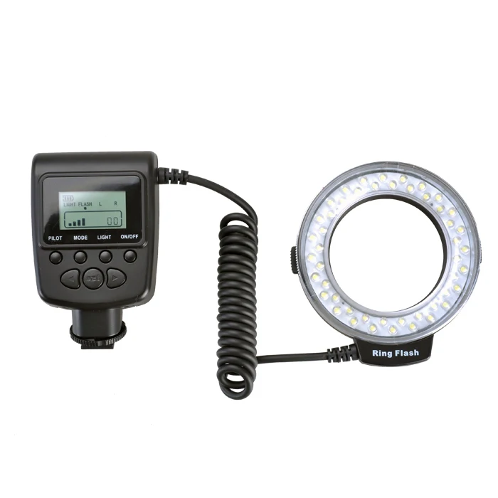 Travor макро светодиодный кольцо вспышка/Speedlite 48 Светодиодный для canon для nikon для panasnic для olympus
