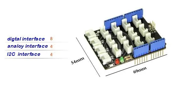 1 шт. база щит V1.3 роща датчик Плата расширения
