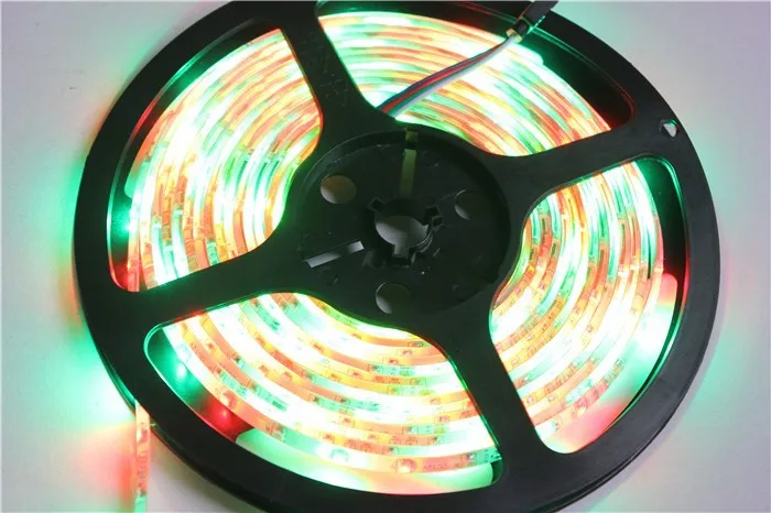 DC12V 5 метров 300*3528 SMD Водонепроницаемый светодио дный RGB полосы света + пульта дистанционного управления