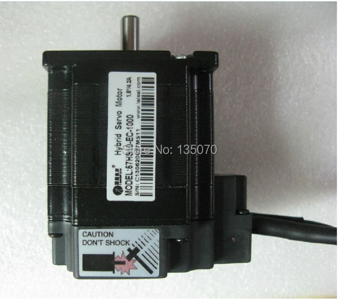 Leadshine Гибридный мотор сервопривода 57HS10-EC 142 oz-in(1,0 Nm) 2-двухфазовый, размер Nema 23 шаговый двигатель с 1000-линейный энкодер
