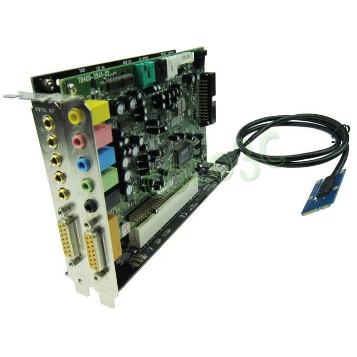Mini pcie to 2 pci slot adapter 1