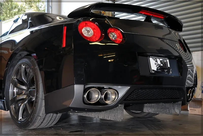 R35 GTR JM Стиль задний диффузор лезвия Углеродные волоконные плавники для R35 задний диффузор