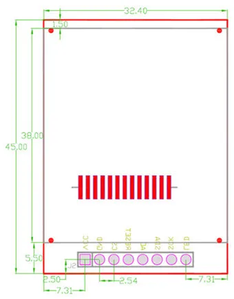 NoEnName_Null 1,44 дюймов SPI TFT lcd цветной экран ST7735S диск IC совместимый 5110 интерфейс 128*128