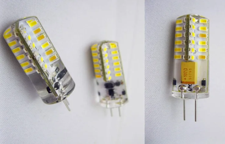 AC/DC 12 В G4 3 Вт 3014smd 48 шт. чип наивысшая Мощность лампы прожектор лампы холодный белый Энергосберегающие 6000 К-6500 К