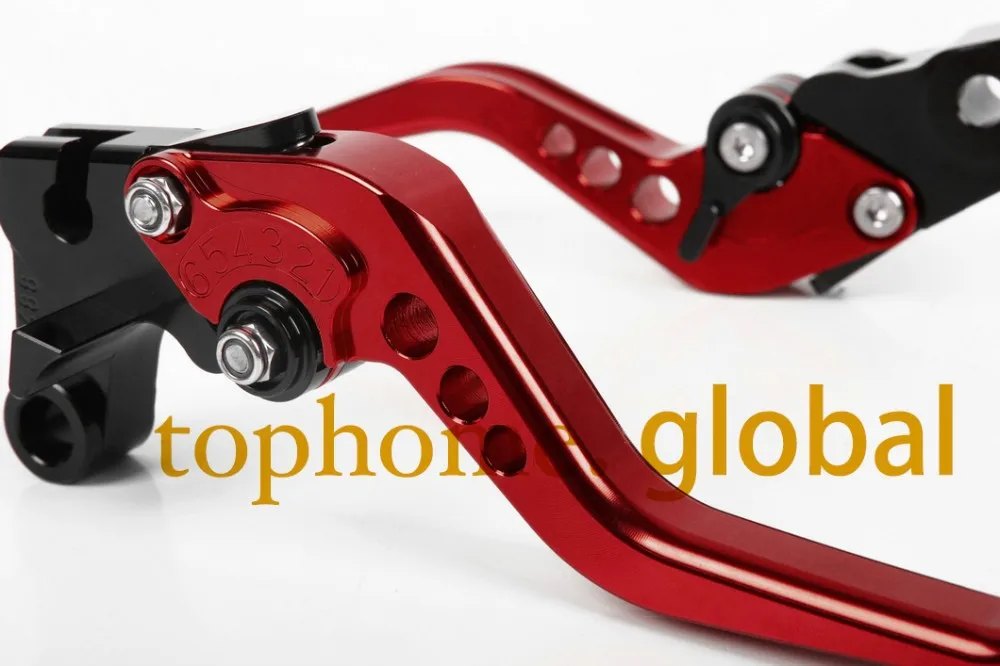 Красный для Honda CBR 600 F2, F3, F4, F4i 1991-2007 1992 Руль с ЧПУ тормоза сцепления Рычаги Короткие тормозные наконечник ручки