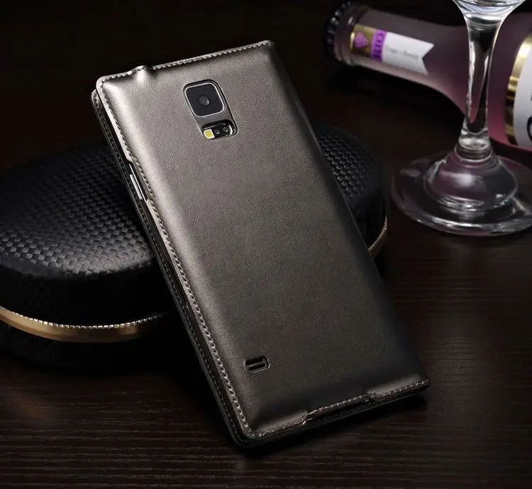 Откидной кожаный чехол для телефона samsung Galaxy S5 S 5 Galaxy YS5 samsung SV I9600 SM G900 G900F G900FD SM-G900F Smart View