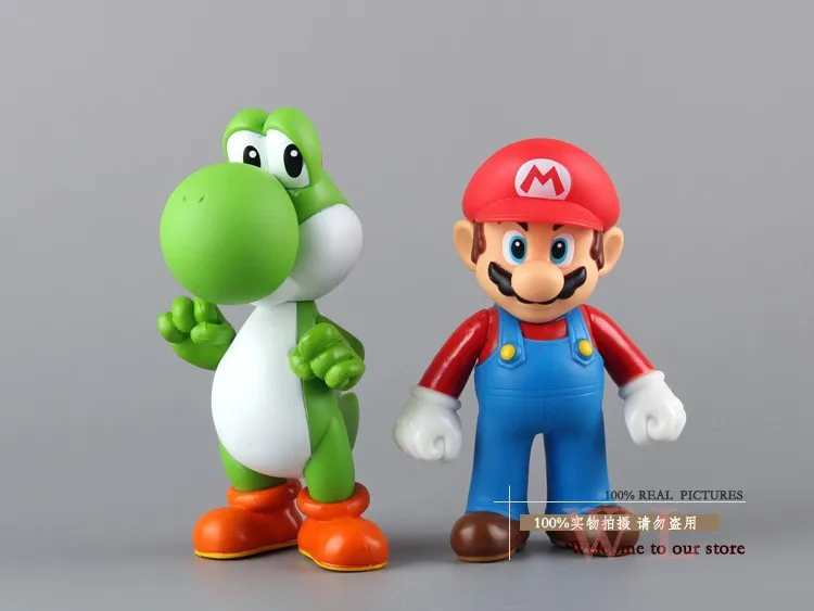 Super Mario Bros Марио Луиджи Супер Марио и Луиджи ПВХ фигурка Коллекционная модель игрушки куклы 3 шт./компл. SMFG225