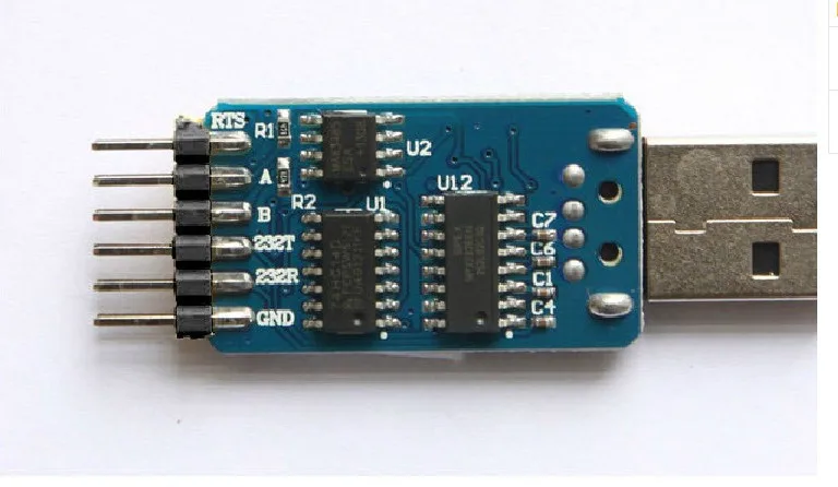 Шесть Многофункциональный серийный модуль 6 в 1 CP2102 USB go ttl Последовательный модуль 485 232 преобразования между совместимыми 3,3 В/5 В