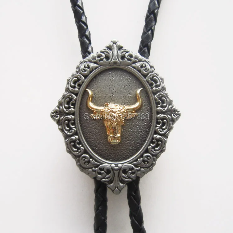 Западный Bull Bolo галстук шейный галстук 4 шт. в партии