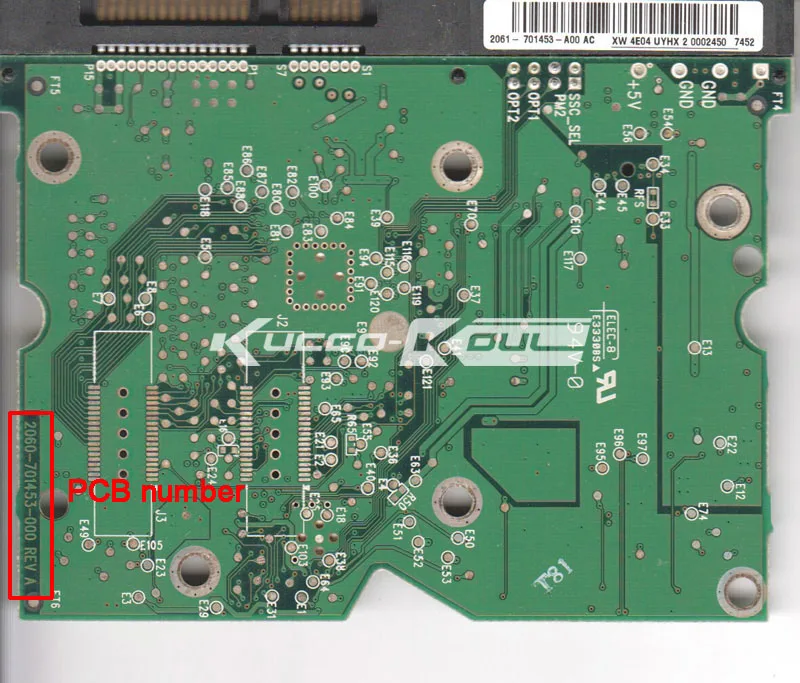 HDD печатная плата 2060-701453-000 REV для WD 3.5 SATA ремонта жесткий диск восстановления данных
