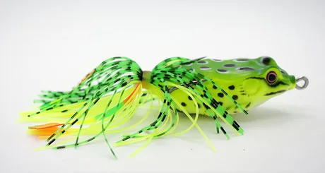 Рыбалка Лягушки приманки юбка хвост искусственные приманки Snakehead убийца 13 г/55 мм паз крови двойные рыболовные крючки