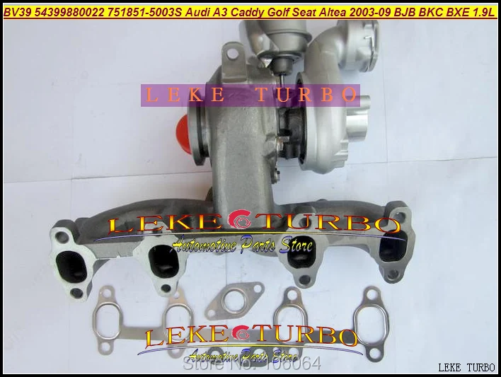 BV39 54399880022 54399880011 751851-5003S Turbocharger For Audi A3 Caddy Golf SEAT Altea Passat 2003-09 BJB BKC BXE 1.9L TDI (8)