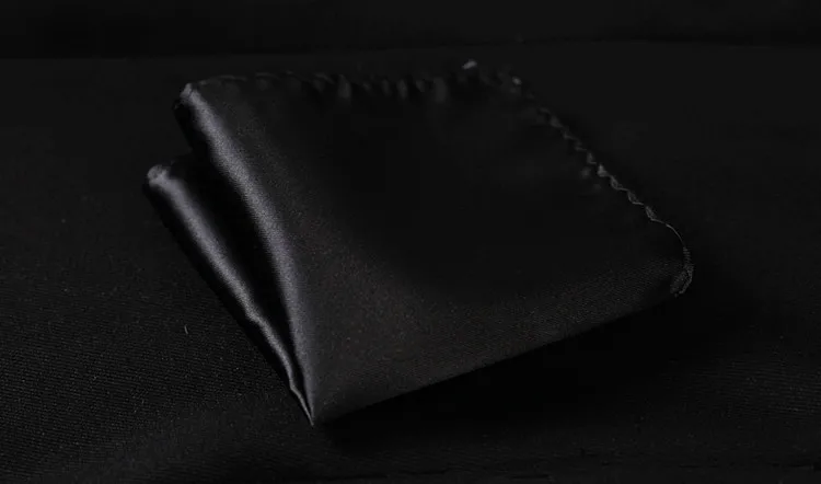 BL1001L чистый черный сплошной Классический Шелковый жаккардовый тканый мужской галстук-бабочка Карманный платок костюм набор