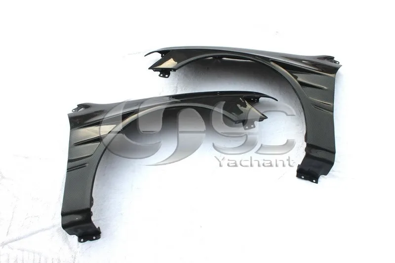 Углеродное волокно переднего крыла, пригодный для 2001-2007 Mitsubishi Lancer Evolution EVO 7-9 VTX уличный вариант Стиль+ 20 мм переднее крыло