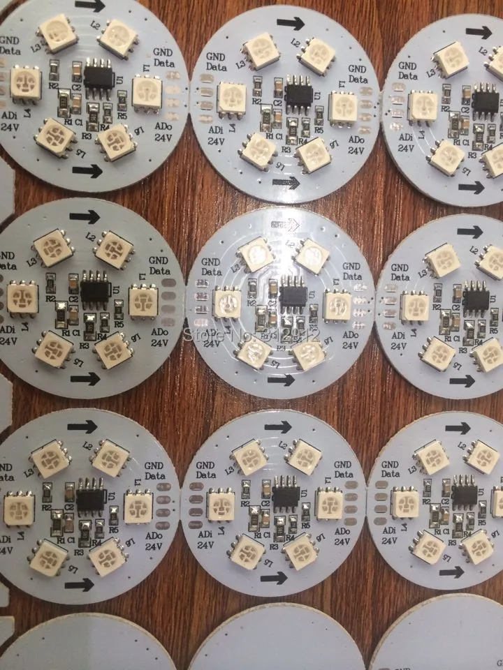 WS2821A DC24V аксессуары; 6 шт. 5050 SMD RGB LED; 1.44 Вт; параллельно-один провод-три channels-256gray уровня-постоянный ток Светодиодный драйвер ic