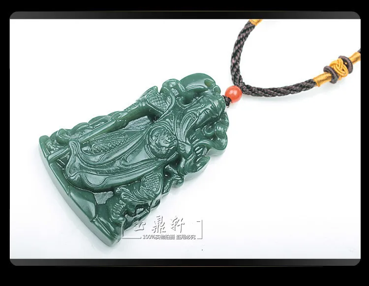 Милитари proclam hetian jade guan gong Подвеска 18 arhats ожерелья wu mammon правитель Гуань бренд