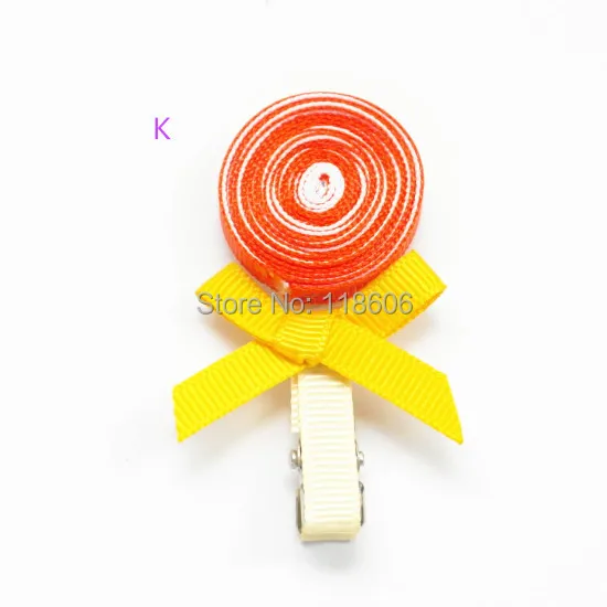 cute Lollipop ribbon sculpture hair bow for Kids 12.jpg