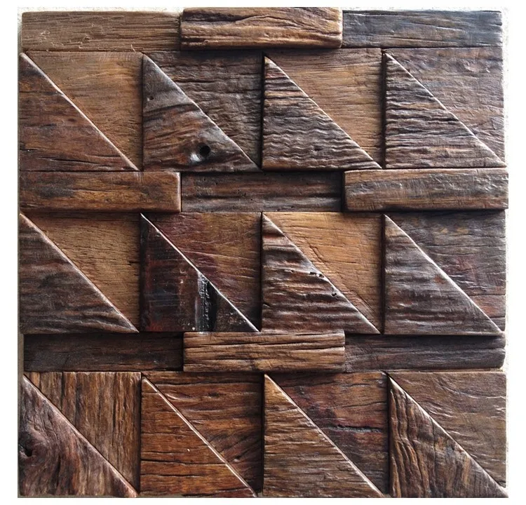300x300 мм 12x12 "деревянная плитка ванная душ плитка, деревянная мозаика стен дома отремонтировать обустройство дома плитки