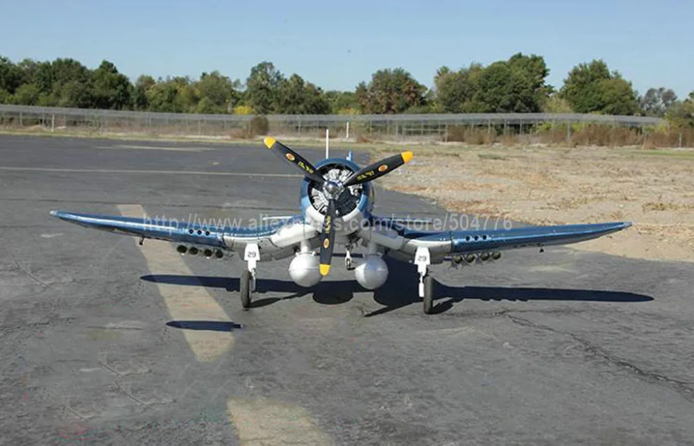 PNP версия F4U Corsair р/у самолет размах крыльев 1200 мм со складным крылом и вытягивающим шасси RC F4U