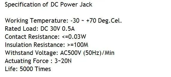 1000 шт. в ленты и катушки упаковки DC Мощность Jack центр Булавки Размер Диаметр 1.30 мм 4 клеммы SMD с пост Оплавления пайке