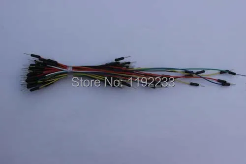 65 шт./Комплект Solderless Хлеб совета перемычек Кабели