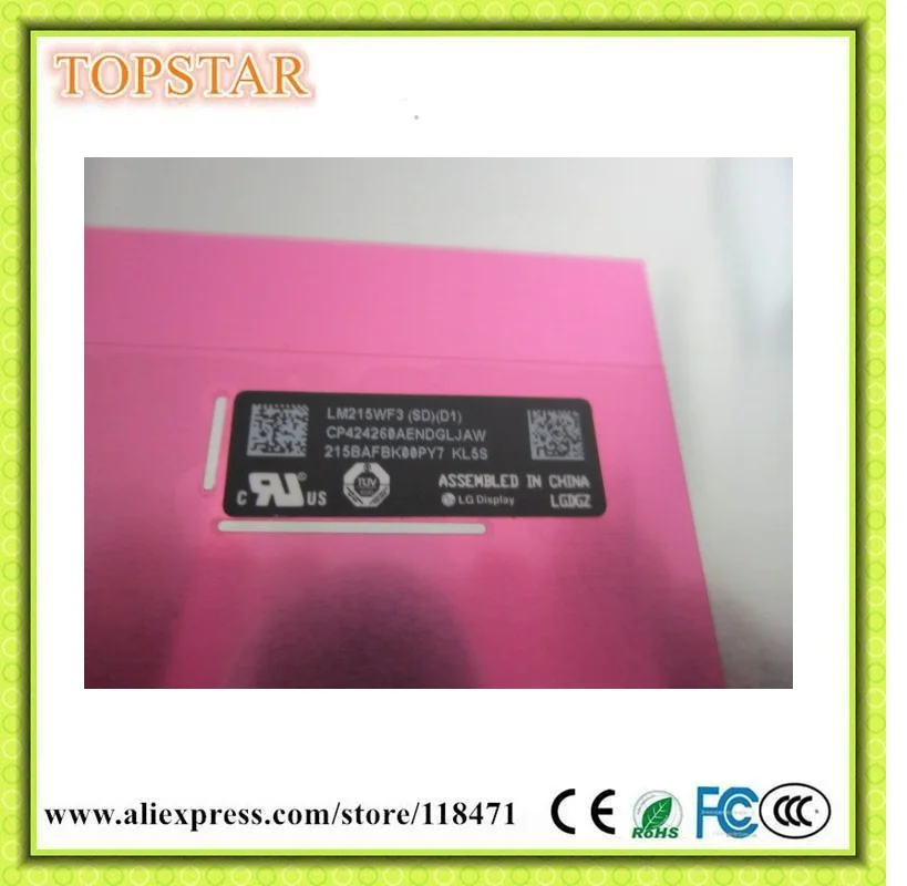21.5 дюймов TFT IPS ЖК-дисплей Панель lm215wf3-sdd1 lm215wf3 sdd1 1920 RGB * 1080 FHD WLED ЖК-дисплей Экран Дисплей порт ЖК-дисплей дисплей