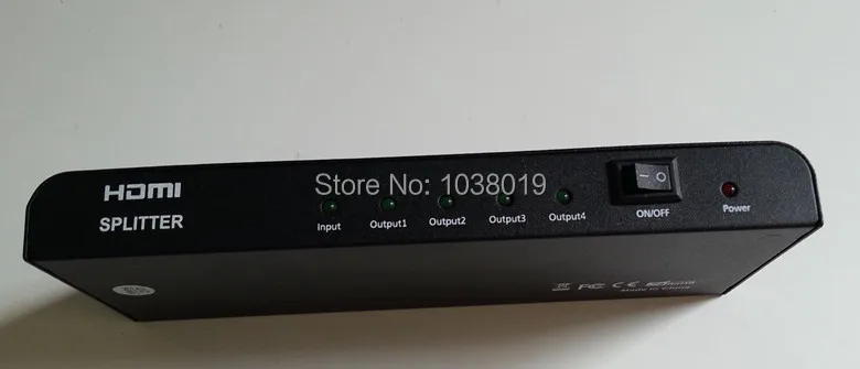 Ibay-hs104-1, HDMI 1*4, завод обеспечивает, HDMI сплиттер, 4 порта hdmi splitter-HDMI 1 входной порт 4 порта вывода