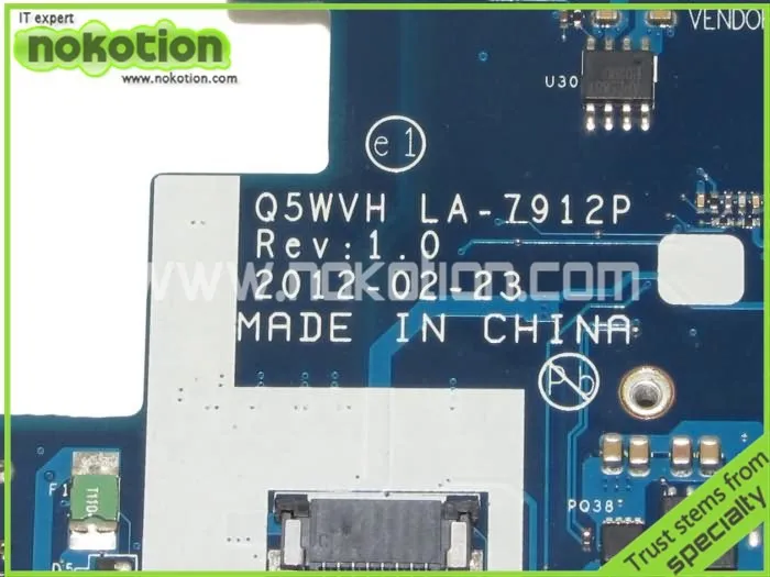 NOKOTION материнская плата для ноутбука acer aspire V3-571G E1-571G NBY1X11001 NB. Y1X11.001 LA-7912P основная плата DDR3 GT630M 1 Гб