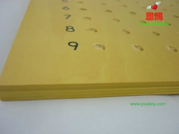 5025 доска разделения материалы montessori набор для дома и школы образовательные Развивающие игрушки для детей Детские деревянные игрушки